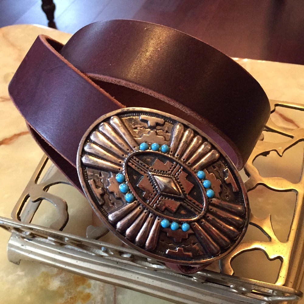 💃Sale💃💥Southwestern Leather Belt